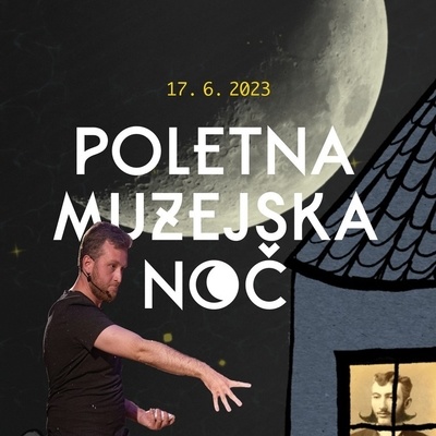 Vabimo na 21. Poletna muzejska noč 2023 z monokomedijo Mihe Firšta Komedija o artu.