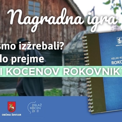 Koga smo izžrebali? Kdo prejme veliki Kocenov rokovnik?