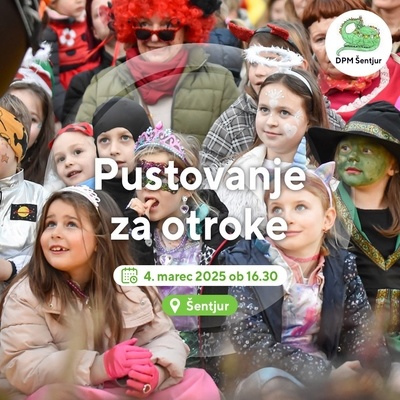 Vabljeni na pustovanji za otroke.
