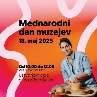 Vabimo na brezplačno ustvarjalnico z glino z Živo Zupanc Buser.