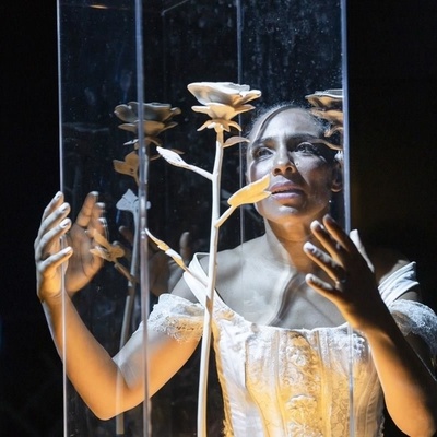 Naslovno vlogo izvajata Irena Yebuah Tiran in Gaja Sorč.