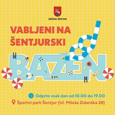 Poletje vabi na šentjurski bazen!