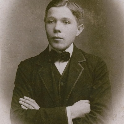 Franjo Malgaj v mladih letih.